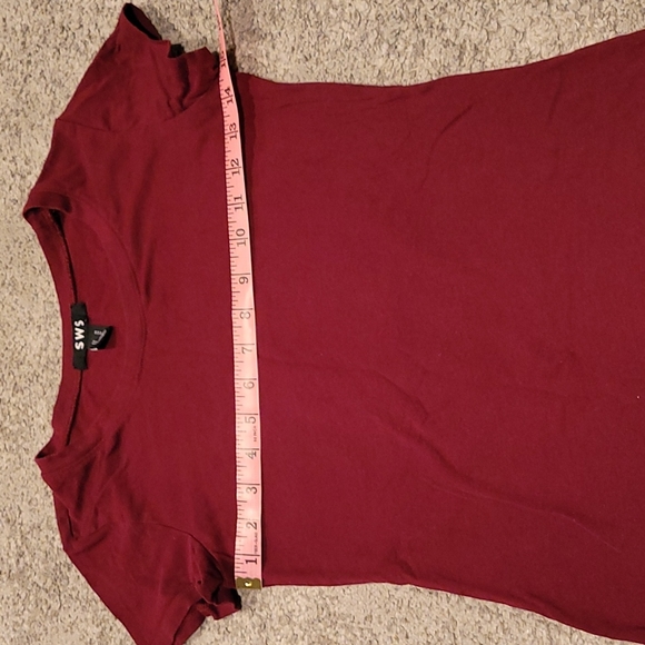 Burgundy short sleeve - Picture 3 of 4